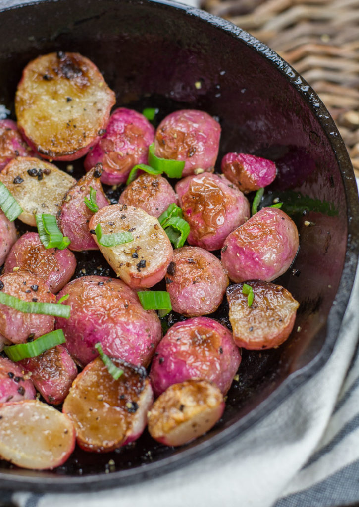 Keto Roasted Radishes (under 2 net carbs!)