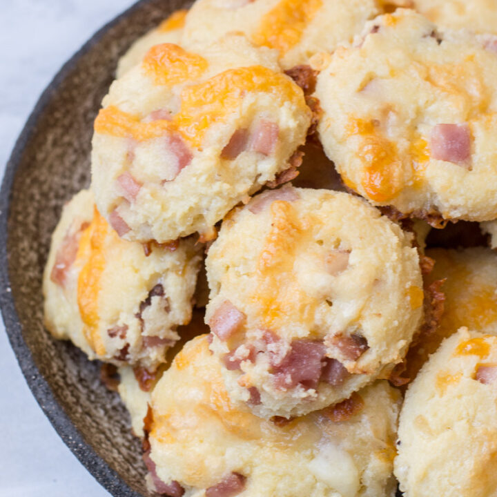 Keto Ham and Cheese Breakfast Biscuits-image