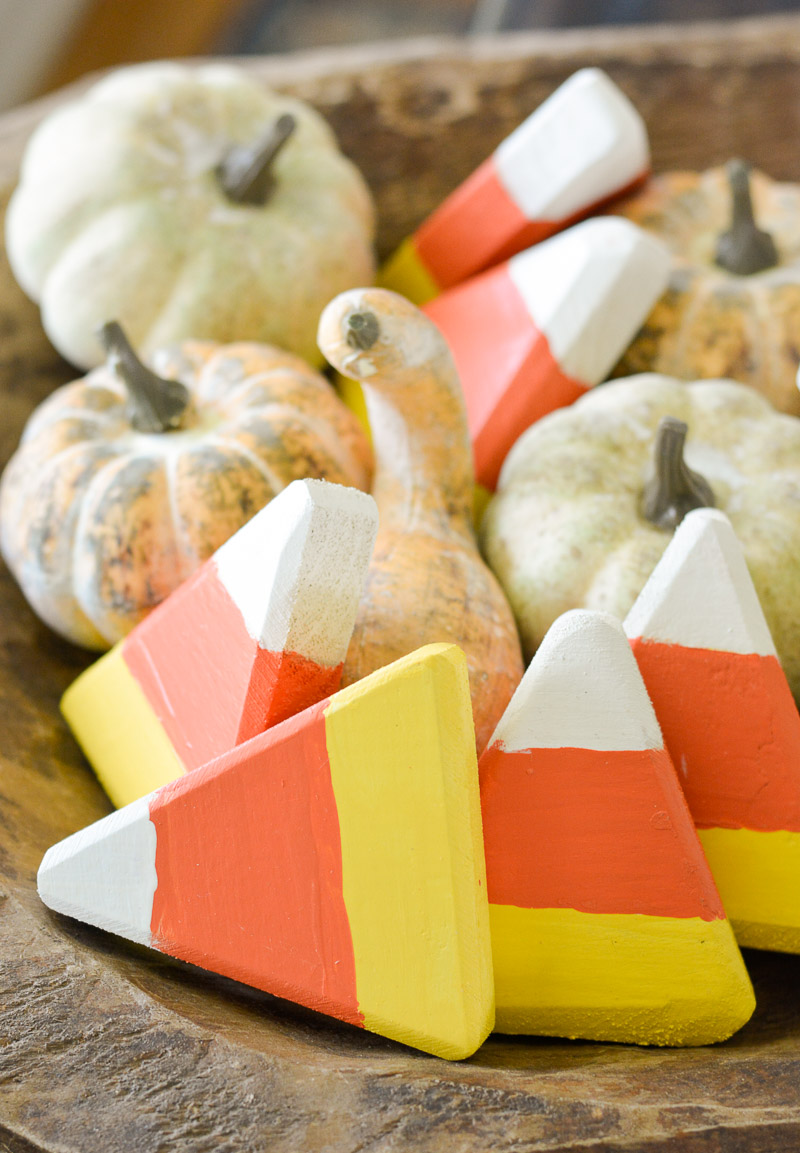 DIY Candy Corn Decor