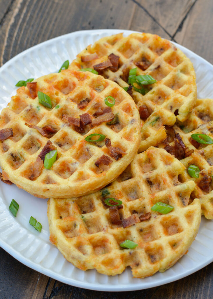 Bacon Cheddar Chaffles