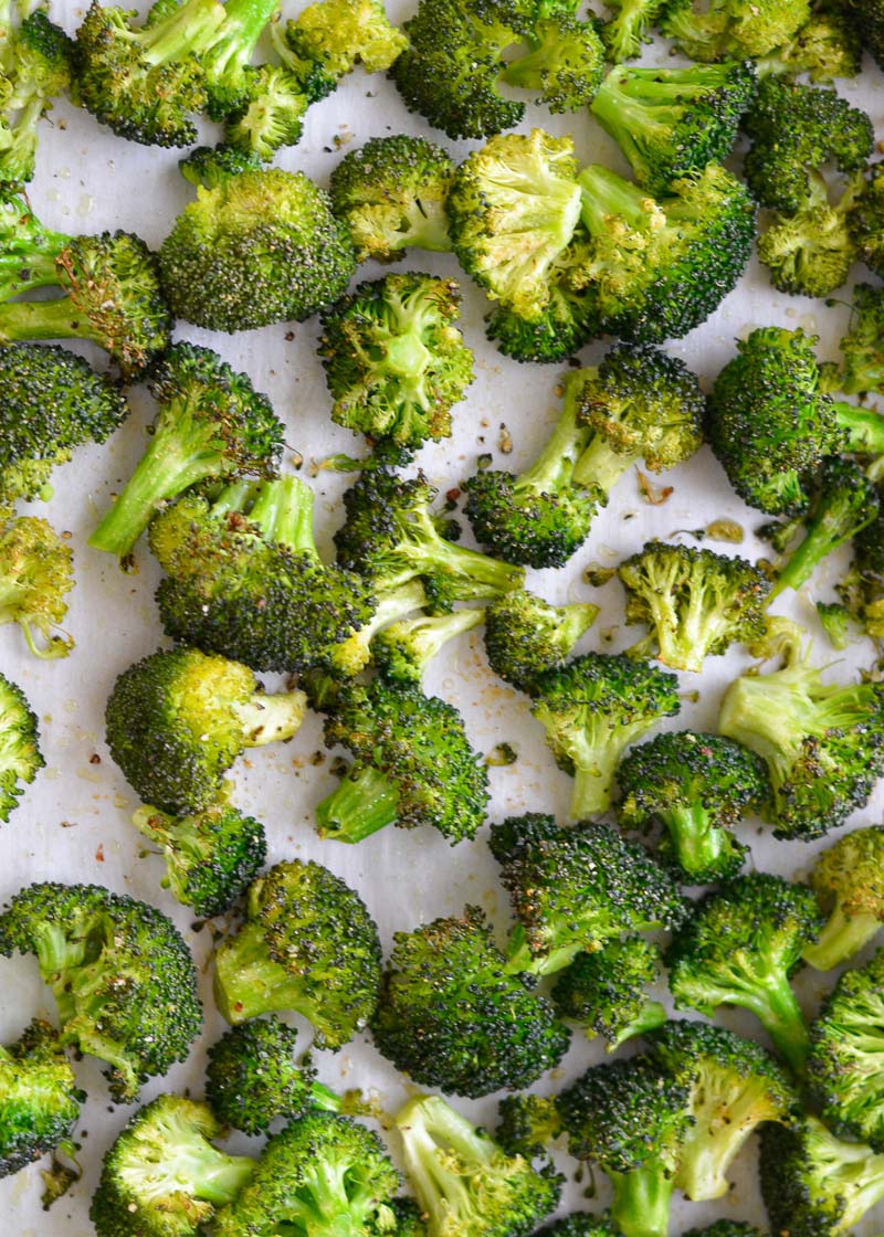 Cheddar Roasted Broccoli (low carb + keto)