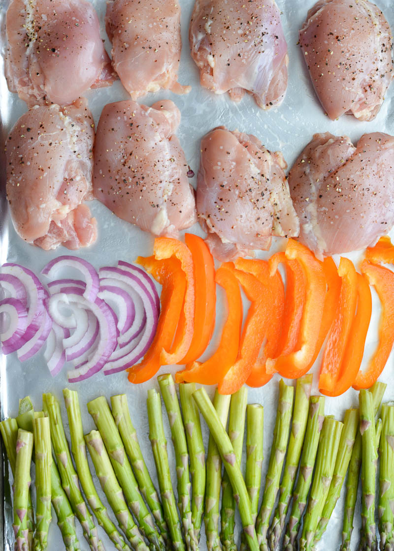 Honey Mustard Chicken Sheet Pan Dinner