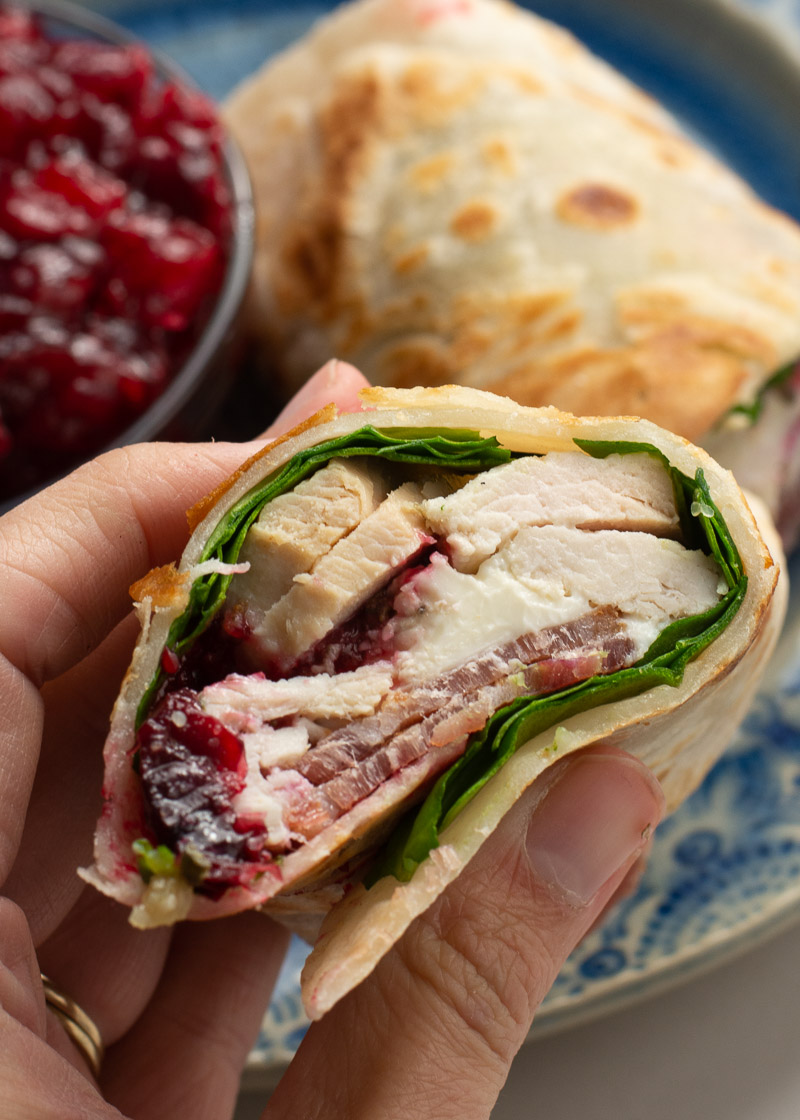 Easy Turkey Wraps {Using Leftover Turkey} - Spend With Pennies