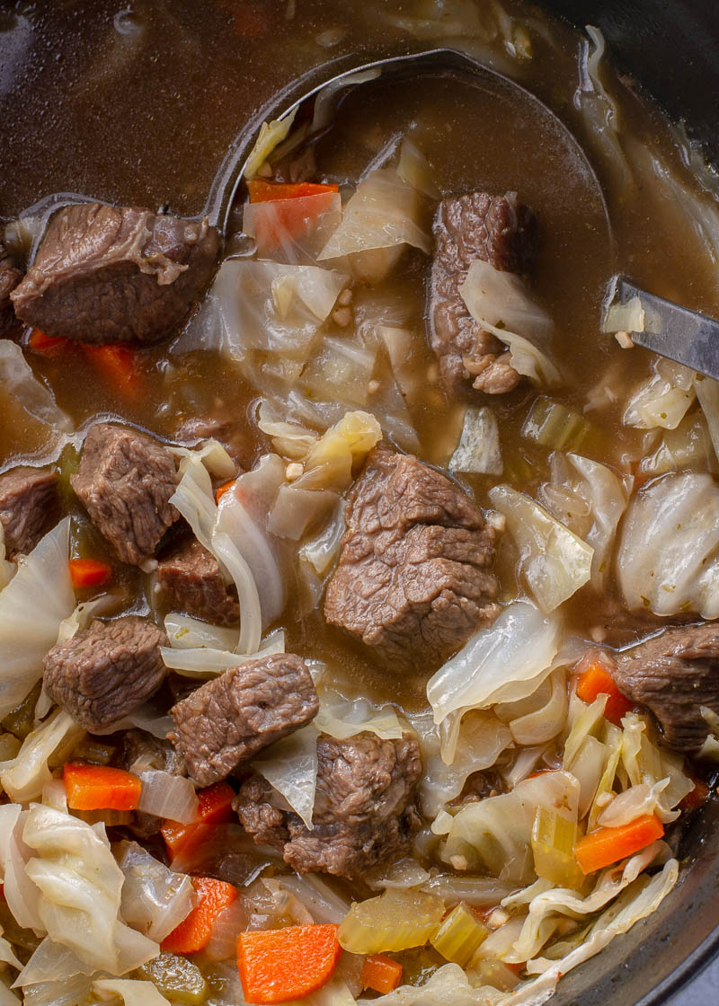 Beef and Cabbage Soup (keto!)