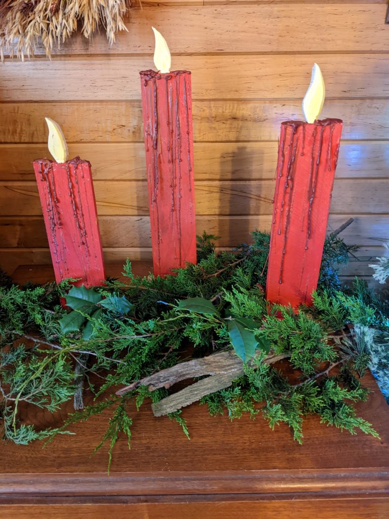 Diy Christmas Candle Set
